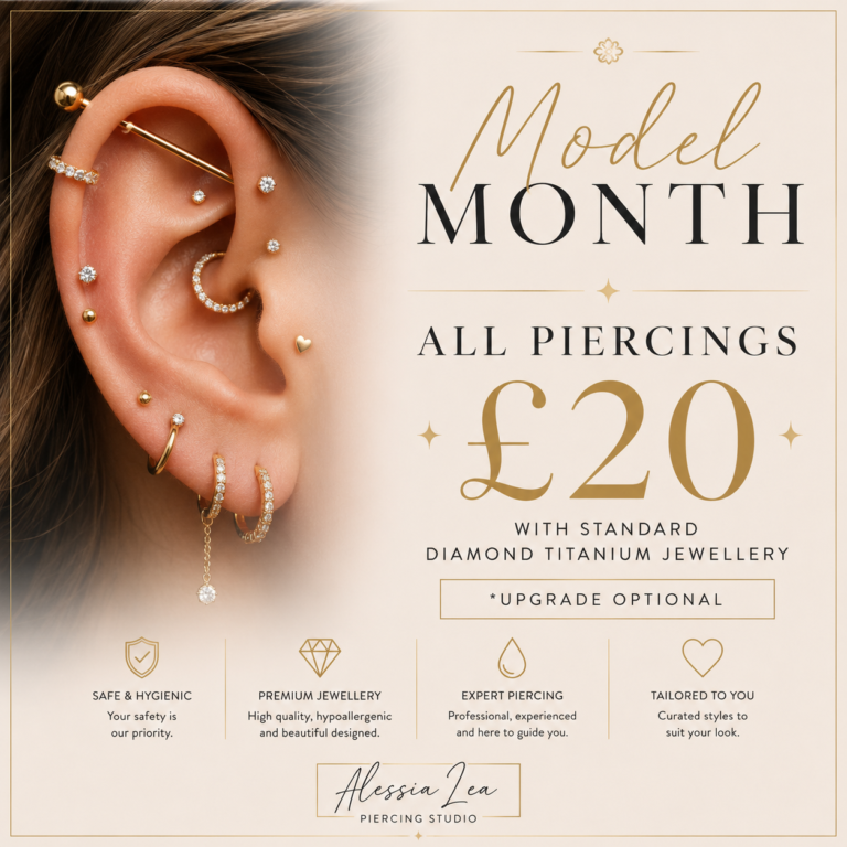 Model Month All Piercings 20 makeup chester